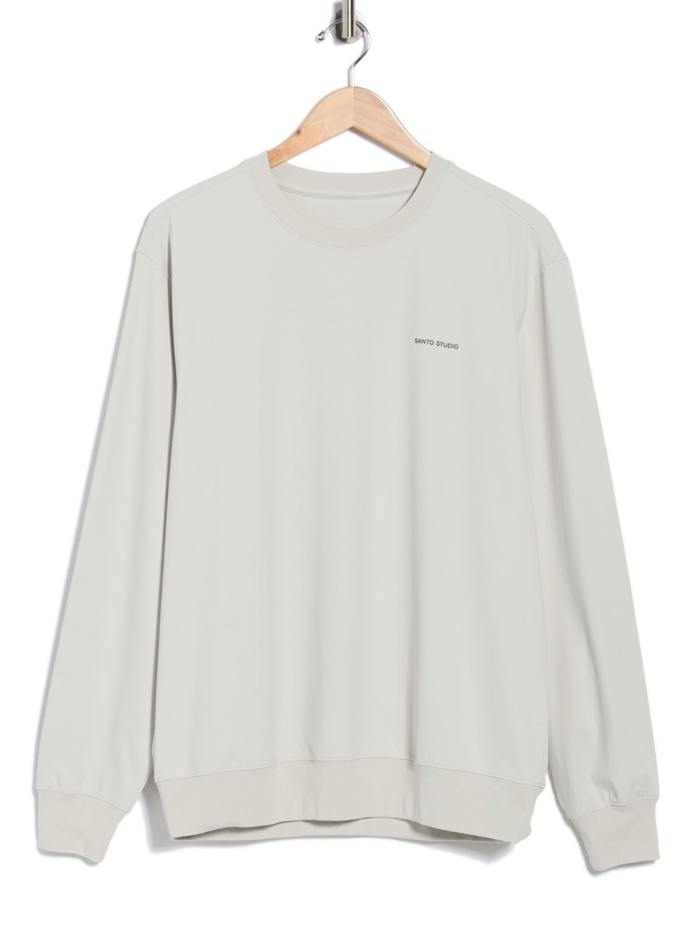 Santo Studio Tempo Lite Crewneck T-Shirt in Battle Grey XL